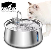 4L Stainless Steel Automatic Pet Water Dispenser Cat Water Fountain Ultra Quiet Dog Water Fountain with Filter Cat Products