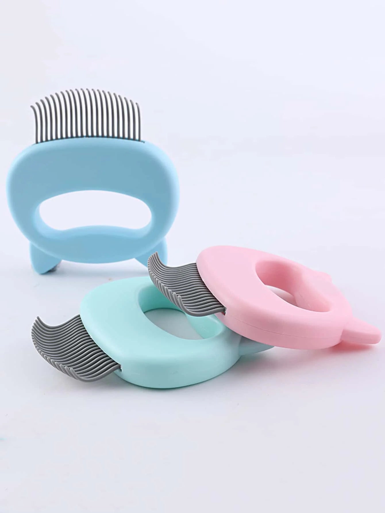 1pc PetCat Comb Grooming Massage Brush Shell Shaped Handle Dog Grooming Massage Tool To Remove Hairs For Cat Cleaning Supplies