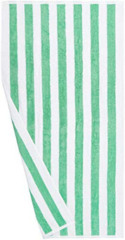 100% Cotton Terry Cabana Stripe Pool & Beach Towel