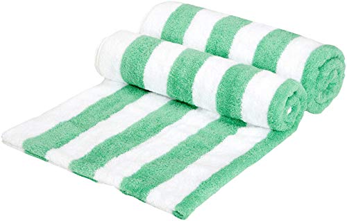 100% Cotton Terry Cabana Stripe Pool & Beach Towel