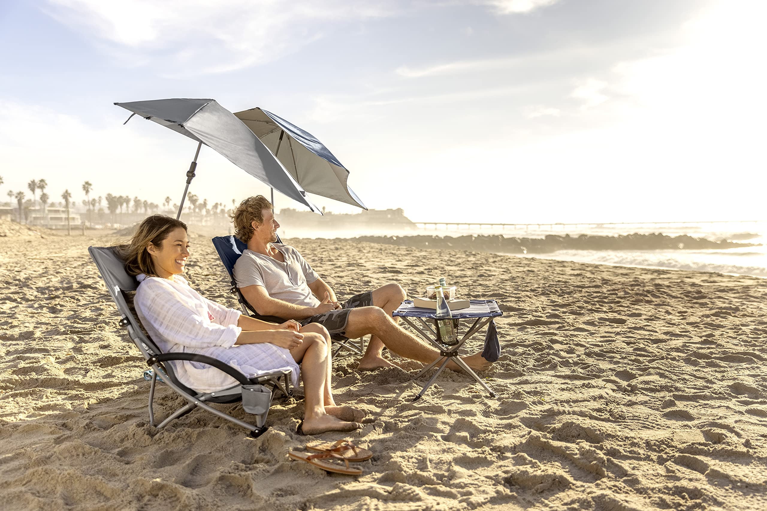 Sport-Brella Reclining Beach Chair (Midnight Blue)