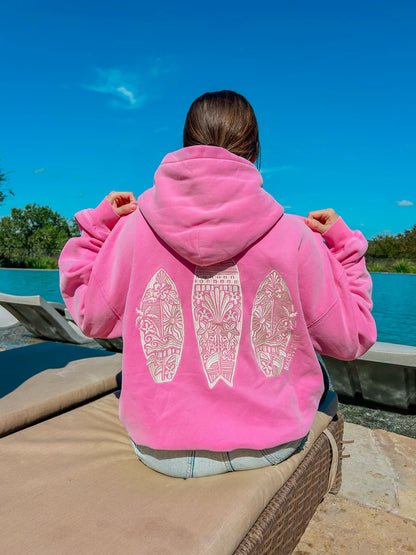 Sunset Surf Multicolor Hoodie – Cozy & Trendy Streetwear