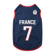 Sport Team Dog Jersey Number Print Dogs Vests Sport Style Breathable Mesh Puppy Sleeveless Shirt Small Medium Larg Pets Clothes