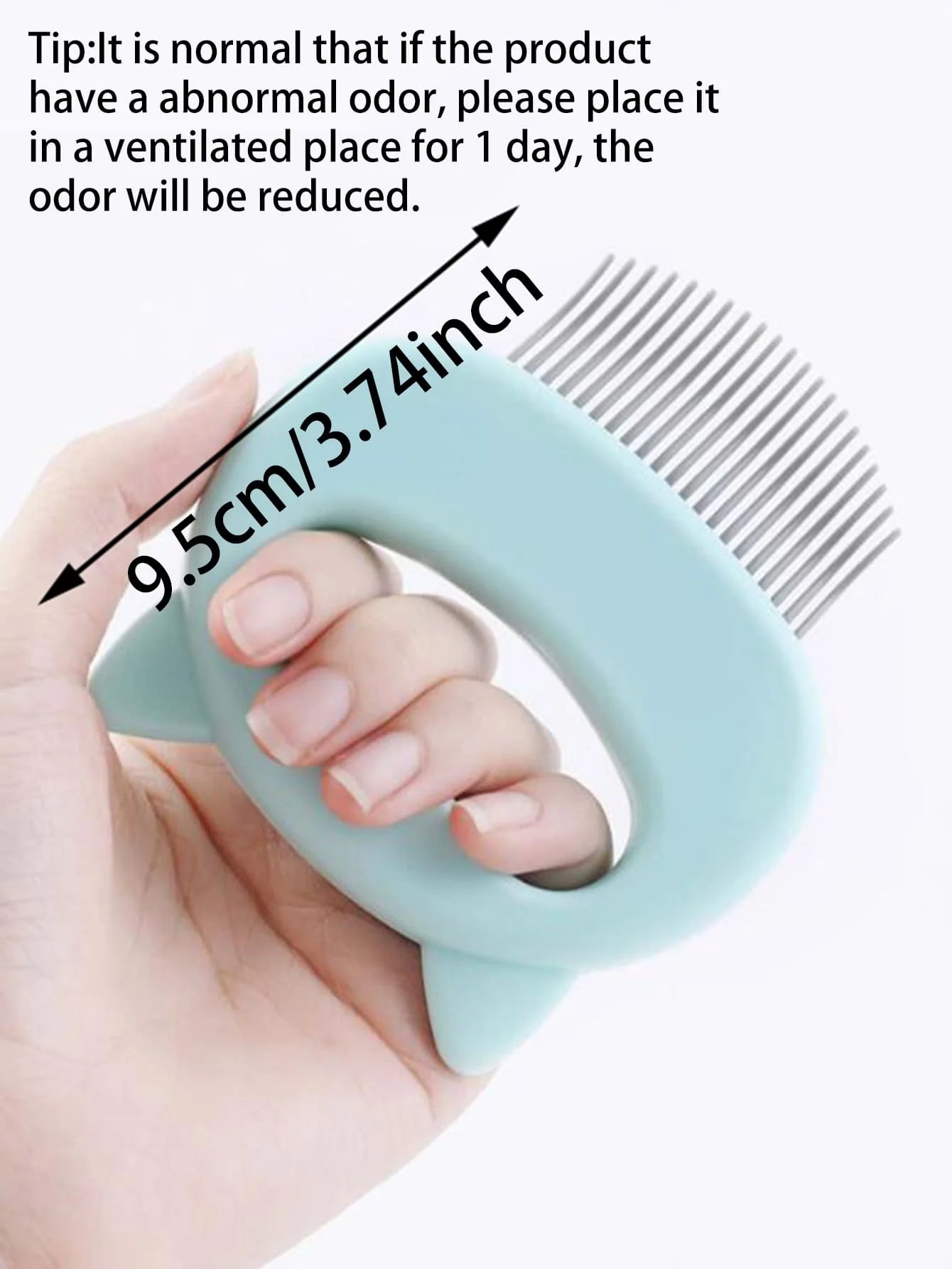 1pc PetCat Comb Grooming Massage Brush Shell Shaped Handle Dog Grooming Massage Tool To Remove Hairs For Cat Cleaning Supplies