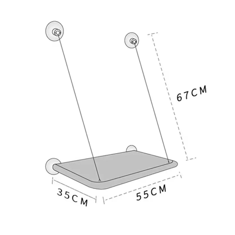 Ultra Soft Cat Window Hammock Bed Securely Mounted Space Saving Cat Perch Ideal for Feline Naptime Top Pet Accessories for Cats