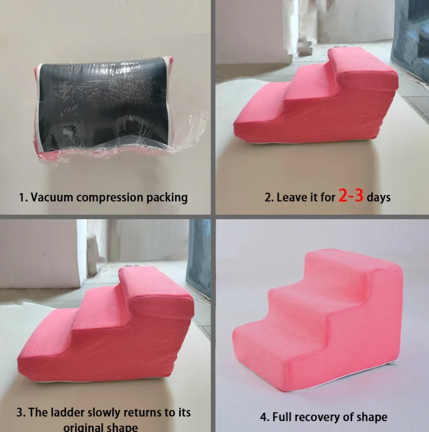 Ladder Dogs Pets Bone Shape Puppys Stairs Beside The Sofa Bed Ramp For Dogs Protecting Pets Joint Safety Stairs For Elderly Dogs