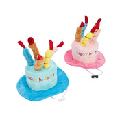 Pet Birthday Party Hat Toy Set For Cats and Dogs Elastic Comfortable Wear Bite Resistant Durable Photo Prop Gift