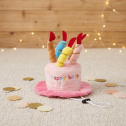 Pet Birthday Party Hat Toy Set For Cats and Dogs Elastic Comfortable Wear Bite Resistant Durable Photo Prop Gift