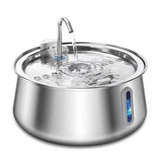 4L Stainless Steel Automatic Pet Water Dispenser Cat Water Fountain Ultra Quiet Dog Water Fountain with Filter Cat Products